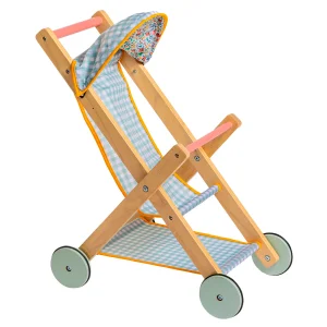 Silla de paseo plegable de madera